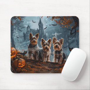 Mousepad Delícia Canina de Halloween do Terrier Australiano