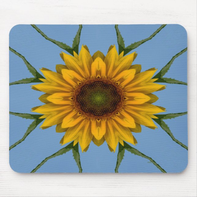 Mousepad Delícia de girassol... (Frente)