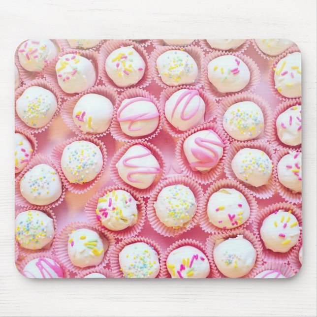 Mousepad Delícias do cupcake (Frente)