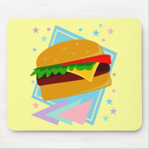 Mousepad Delicioso Hambúrguer Fofo