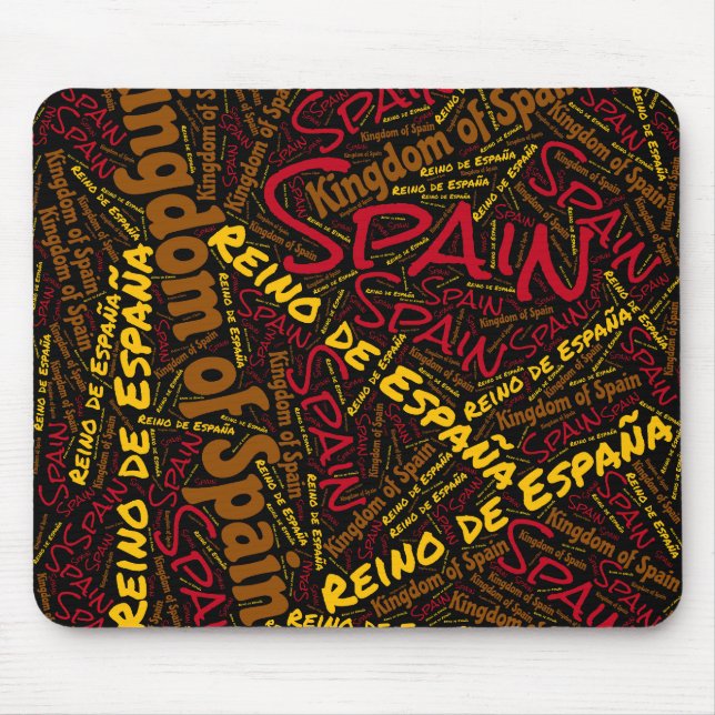 Mousepad Delicioso Patriótico de Cores de Sinalizador de Es (Frente)