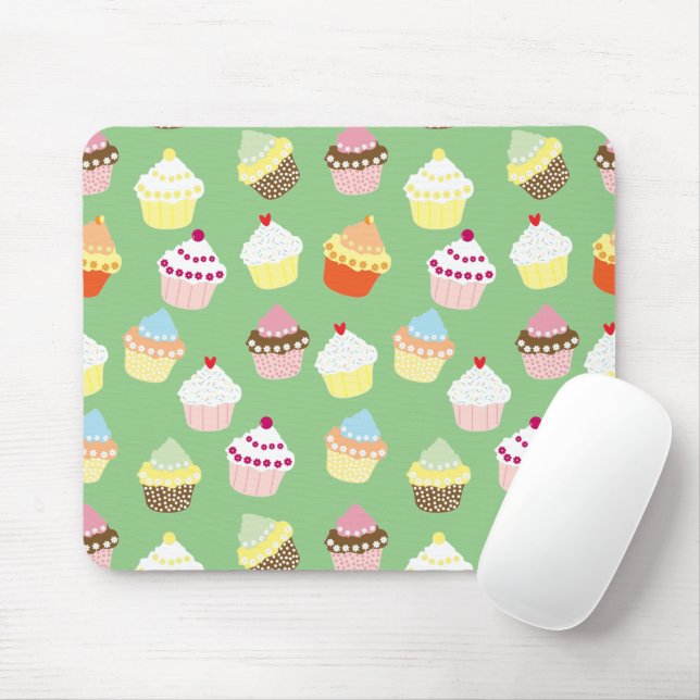 Mousepad Deliciosos Cupcakes de aniversário decorados (Com mouse)