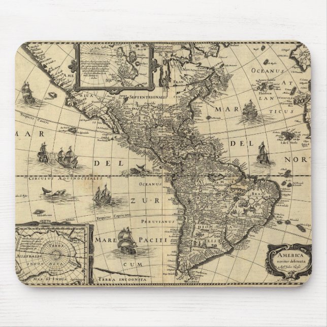 Mousepad Delineata do noviter de América (Frente)