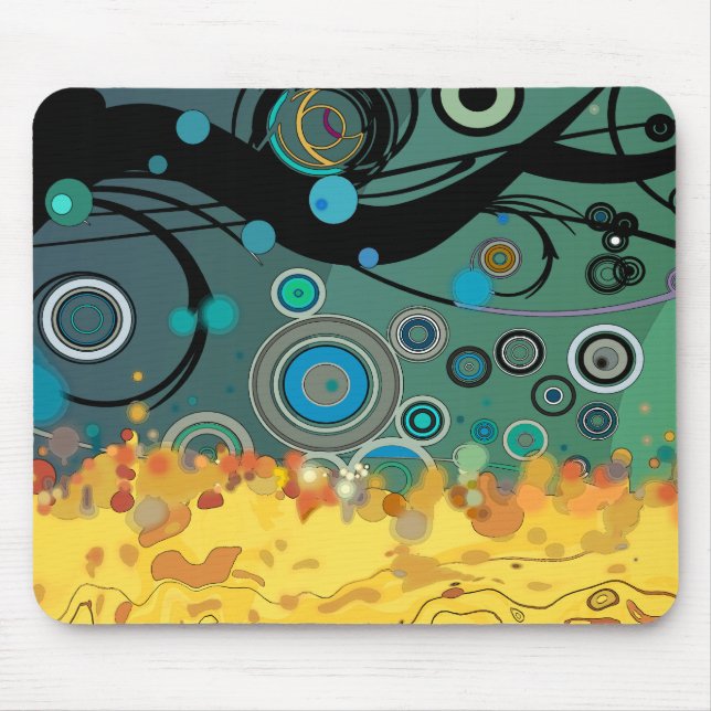 Mousepad Delírio - abstrato (Frente)