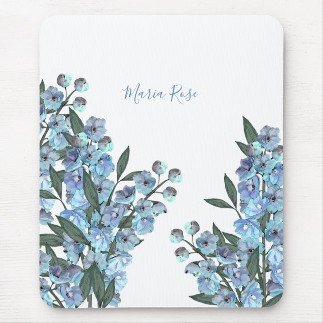 Mousepad Delphinium Azul (Frente)