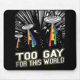 Mousepad Demasiado alegre para o mundo