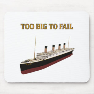Mousepad Demasiado grande titânico a falhar