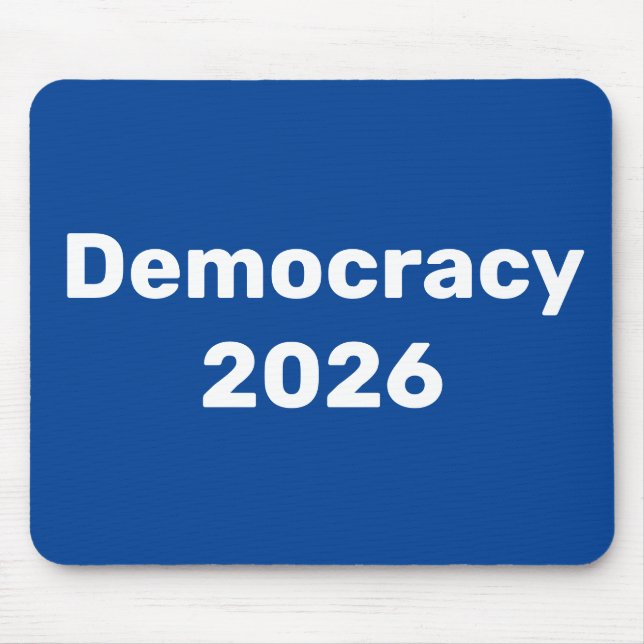 Mousepad Democracia 2026 Eleições de Médio Prazo (Frente)
