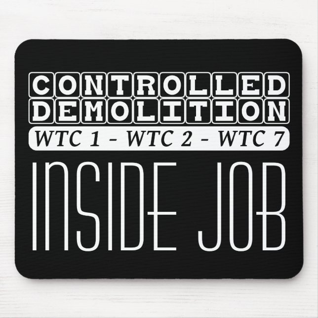 Mousepad Demolição Controlada complexo WTC Trabalho Interno (Frente)