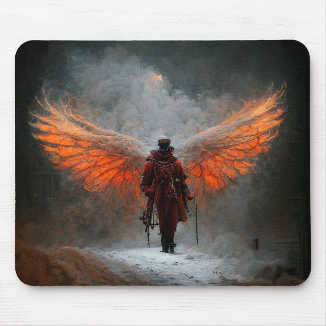 Mousepad Demônio de Incêndio do Vapor (Frente)