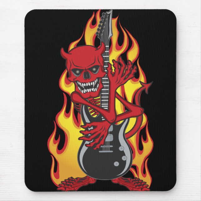 Mousepad Demônio do Rock (Frente)
