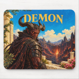 Mousepad Demônio, Monstro de Fantasia Gótica