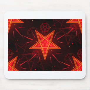 Mousepad demônio neon