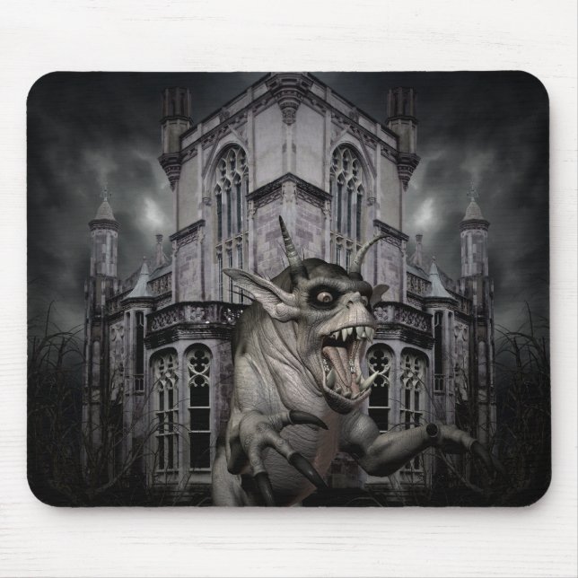 Mousepad Demônio Spooky Halloween (Frente)