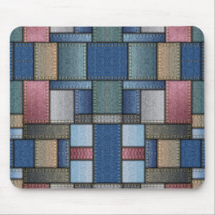 Mousepad Denim Pattern