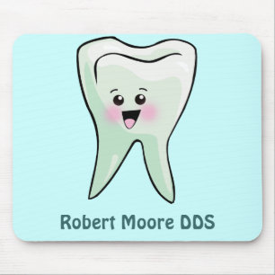 Mousepad Dente feliz personalizado (algum nome)