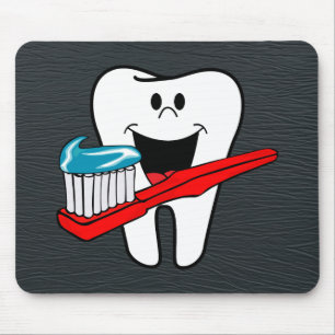 Mousepad Dente limpo feliz