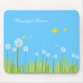 Mousepad dentes-de-leão, brisa bonita