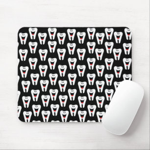 Mousepad Dentes Sorriem, Dentista Mouse Negro Pad! Pad do m