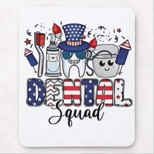 Mousepad Dentista Dentista Cuta da Esquadra Dental Higienis