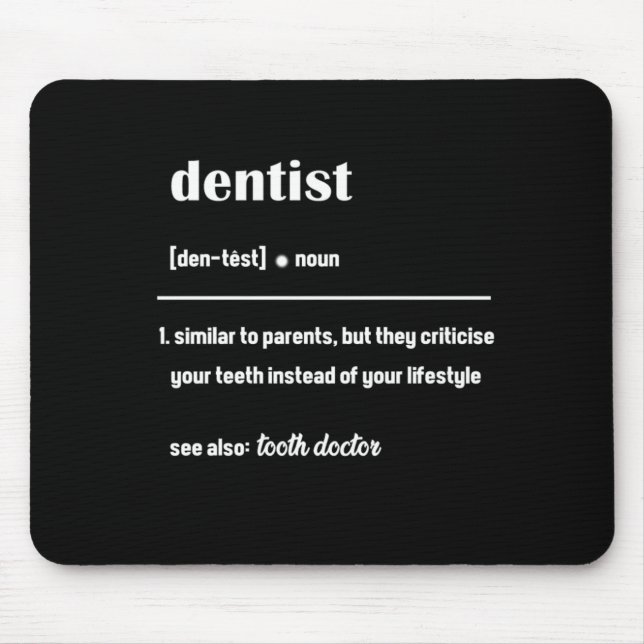 Mousepad Dentista Dentista Dentista Dentista Dentes Dentes  (Frente)