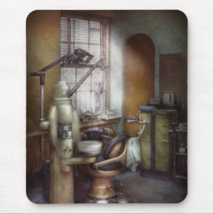 Mousepad Dentista - escritório dental cerca dos anos 40