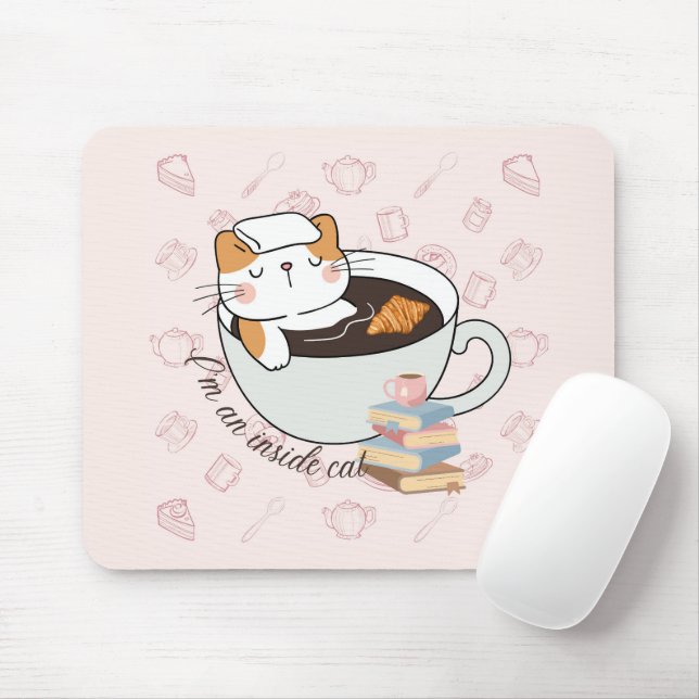 Mousepad Dentro Cat Spa (Com mouse)