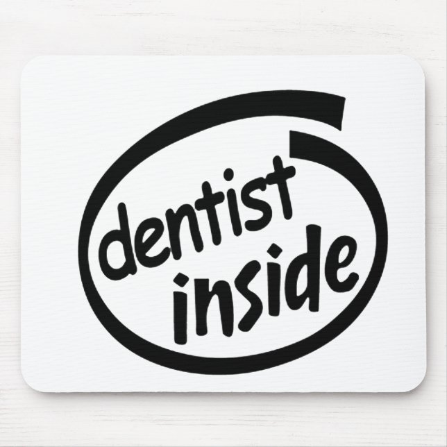 Mousepad Dentro de dentista (Frente)