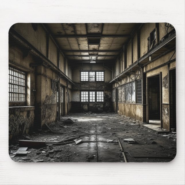 Mousepad Dentro de uma Estação Abandonada (Frente)
