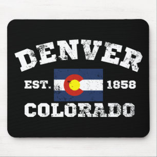 Mousepad Denver Colorado Retro Vintage