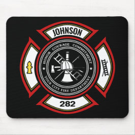 Mousepad Departamento de Bombeiros NOME ADD. Bombeiro Salva