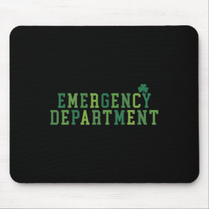 Mousepad Departamento de Emergência Dia de São Patrício Sal