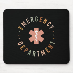 Mousepad Departamento De Emergência Enfermeira De Emergênci