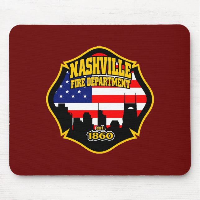 Mousepad Departamento dos bombeiros de Nashville (Frente)