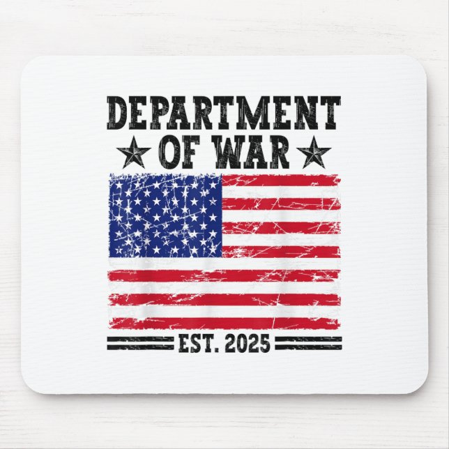 Mousepad Department Of War Usa Camouflage Flag Department O (Frente)