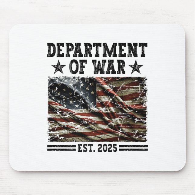 Mousepad Department Of War Usa Camouflage Flag Department O (Frente)