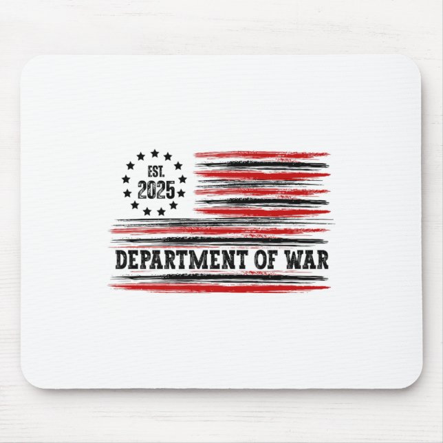 Mousepad Department Of War Usa Camouflage Flag Department O (Frente)