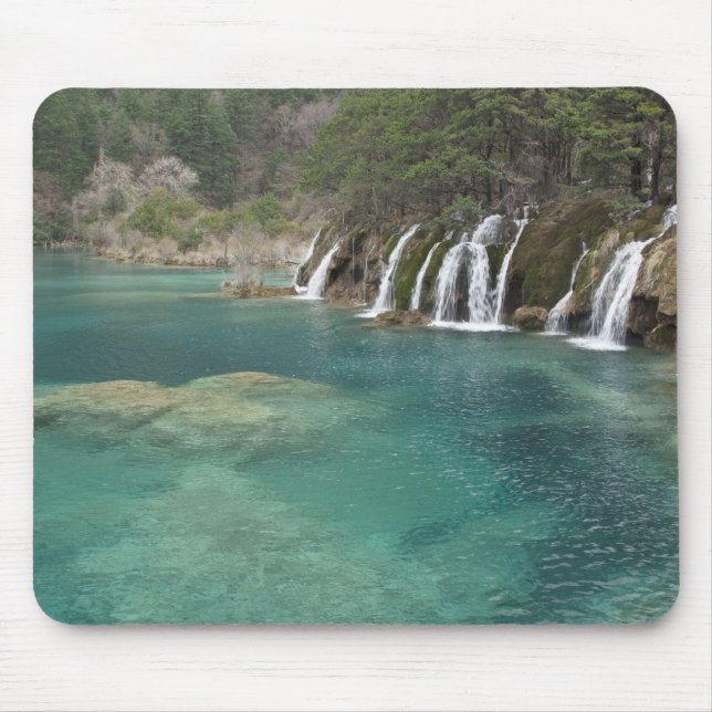 Mousepad Depósitos minerais tornam as cachoeiras e claras (Frente)
