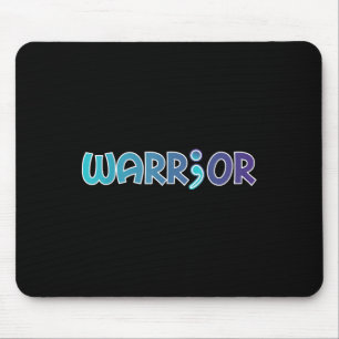 Mousepad Depressão Guerreiro Anti-Suicídio Ansiedade Consci