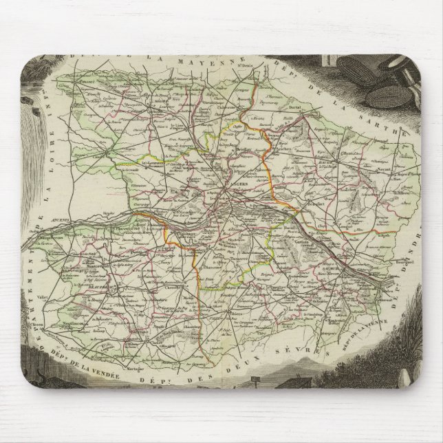 Mousepad Depto. Sobre Mão e Dormouse (Frente)