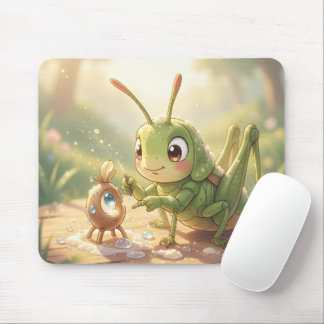 Mousepad Der Grashüpfer und das Nektarkunstwerk.2