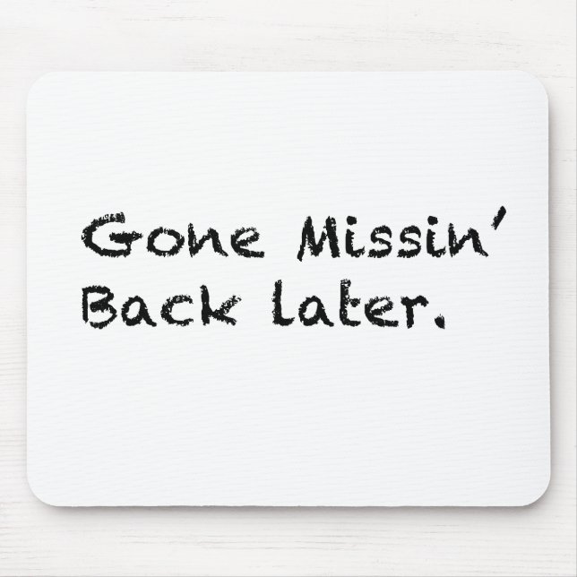 Mousepad Desapareceu (Frente)