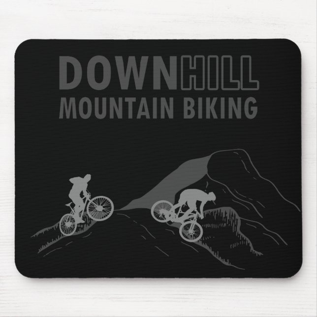 Mousepad Descida de bicicleta de montanha (Frente)