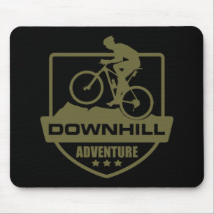 Mousepad Descida de bicicleta de montanha mtb