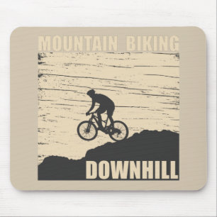 Mousepad descida mountain bike dizendo