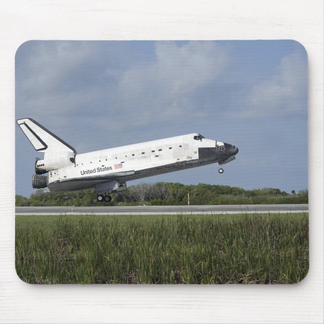 Mousepad Descoberta de nave espacial aterrissa na pista 33 (Frente)