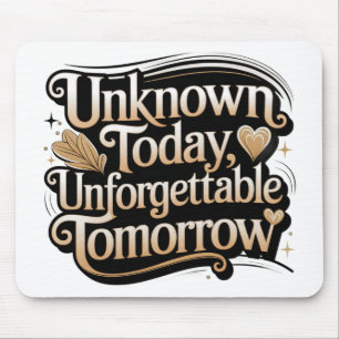 Mousepad Desconhecido Hoje, Inesquecível Amanhã