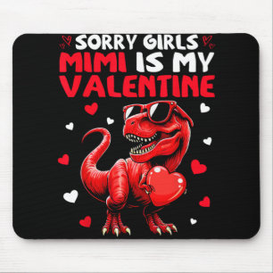 Mousepad Desculpe Meninas Mimi É Meu Dinossauro Monstro Do 