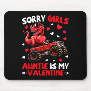Mousepad Desculpe Meninas Tia É Meu Dinossauro Monstro Do D
