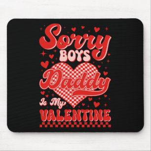 Mousepad Desculpe Meninos Papai É Meu Namorado Coração Marc